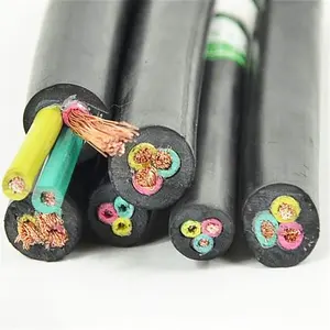 Chunbin Cable Waterproof Rubber Insulated Flexible Cable 3*4 Rubber Sheathed Cable Free Sample