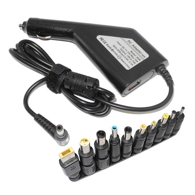 19V 4.74A 20V 4.5A 19.5V 4.62A 90W Laptop Universal Car Charger Universal Laptop Adapter for Asus Lenovo Ace R