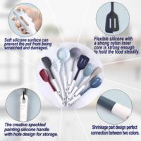 Utensilios de Cocina de Silicona de Alta Resistencia al Calor, Espátula, Cuchara, Batidor Antiadherentes, 1 Pieza, Duraderos, de Grado Alimenticio