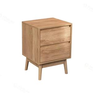 Mesita de Noche Moderna de Lujo con Cajón, Juego de <span class=keywords><strong>2</strong></span> Mesitas de Noche Europeas con Organizador para Hombre, en Madera Naranja - Product Image 6