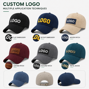 Ajustable Unisex Hombres Bordado Logo Sport Sombreros Personalizado 5 Panel Blanco Gorra de béisbol - Product Image 2