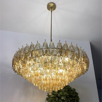 Lustre moderne de luxe personnalisé pour villa, salon, salle à manger, chambre à coucher, luminaire suspendu en verre, éclairage décoratif
