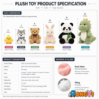 Peluche Canard Mignon, Poupée en Peluche, Jouet Confort, Rembourrage Coton PP, Cadeau pour Machine à Pinces, Petit Jouet en Peluche Unisexe pour Cadeaux Promotionnels et Vente en Gros