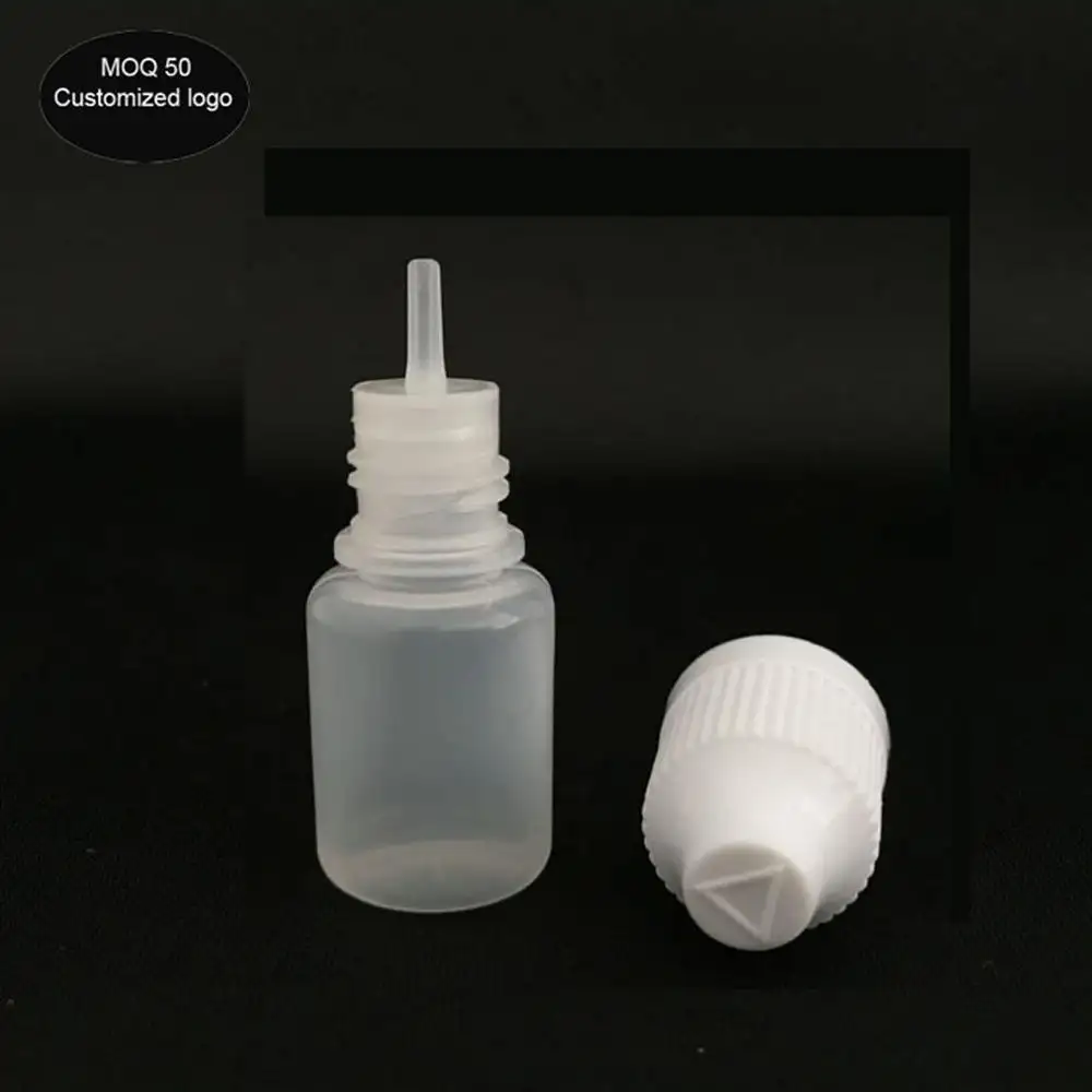 Spedizione gratuita 3ml 5ml 10ml 15ml 20ml 30ml flacone liquido contagocce in plastica materiale PE bottiglie vuote