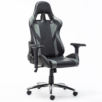Siège d'ordinateur en cuir pour l'e-sport avec dossier de style racing, coussin ergonomique, réglage de la hauteur, chaise de jeu en gros