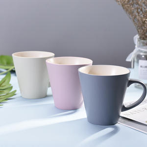 Nordic Style Matte Ceramic Mug Single Cup Solid Color With Handle <b>Microwave</b> Safe For Home Use - Product Image 5