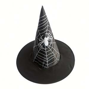 Chapeau magique <span class=keywords><strong>Harry</strong></span> <span class=keywords><strong>Potter</strong></span>, accessoires de cosplay, chapeau de sorcière noir pour fête d'Halloween, chapeau de fantôme de sorcier - Product Image 4