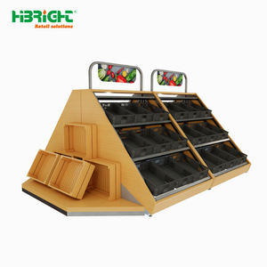 Exhibidor de Frutas y Verduras de Diseño Moderno, Alta Luminosidad, Gran Venta, para Supermercados y Tiendas de Abarrotes - Product Image 4