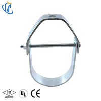 Support de suspension en U UTT30 pour sprinklers et conduites d'eau réfrigérée CVC, compatible avec les diamètres de tuyaux de 1,5 à 12 pouces