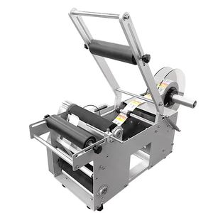 Điện bán tự động máy dán nhãn cho chai Độ chính xác cao hoạt động dễ dàng cho mỹ phẩm thực phẩm Pharma ngành công nghiệp - Product Image 1