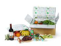 Pochette thermique dégradable isolée de qualité alimentaire réutilisable Chaîne du froid pour l'expédition congelée Livraison d'aliments