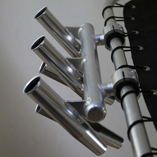 Dolphin 5 Rod Holder - Anodised Aluminium Rocket Launcher for 2 Inch & 1.5 Inch Pipes - Marine Boat Accessory Dolphin 5 Rod Holder - Anodised Aluminium Rocket Launcher for 2 Inch & 1.5 Inch Pipes - Marine Boat Accessory