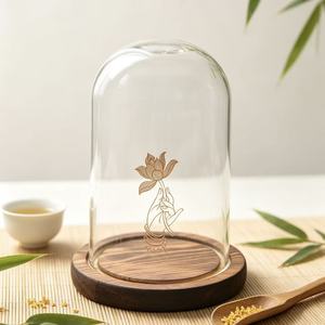 Cúpula de Vidrio de Estilo Moderno a Precio Económico, Cúpula de Vidrio al por Mayor, Cúpula de Vidrio con Logotipo Personalizado y Luz - Product Image 4