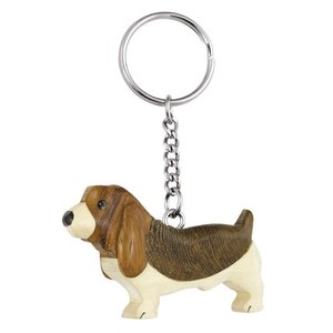 Wooden Dog Keychain Miniature Dachshund Carved <b>Animal</b> Key Ring <b>Gift</b> <b>For</b> Pet <b>Lovers</b> - Product Image 1