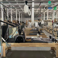 Machine de Pilates avec table trapèze Cadillac, équipement de Pilates pour entraînement à domicile et en studio, incluant boîte d'assise et jumpboard