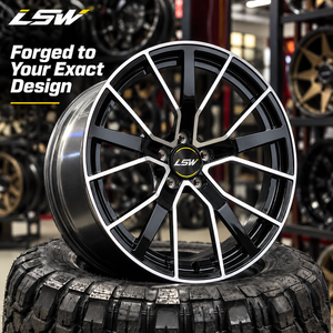 อะไหล่ LSW LS8245 สำหรับ Rolls Royce Maserati Bentley LS8245 ล้อแม็กซ์แบบหลายก้าน Y สีดำหน้าเจียร LSW Wheel - Product Image 5
