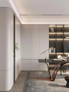 Librero Moderno <span class=keywords><strong>de</strong></span> <span class=keywords><strong>Madera</strong></span> con Estantes <span class=keywords><strong>de</strong></span> Aluminio, Altura Ajustable, Diseño Modular, Capacidad para 5 Estantes, Instalación en Pared, Fácil Montaje - Product Image 4