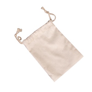 Offre Spéciale nouveau design taille personnalisée personnaliser logo sac à cordon en coton à la mode pour l'emballage de cadeau de <span class=keywords><strong>mariage</strong></span>, sac bijoux - Product Image 4
