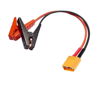 Câble LanLin en plastique durable XT60 femelle vers clip de 100 mm, faisceau XT60 mâle vers clip de 100 mm
