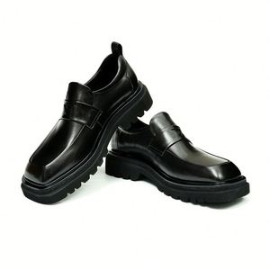 Chaussures en cuir pour hommes de haute qualité, faites à la main, style Oxford, pour affaires, mariage, automne, imperméables, avec lacets en cuir - Product Image 6
