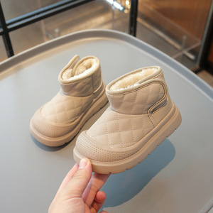 Bottes d'hiver pour enfants respirantes, antidérapantes, à semelle épaisse et plate, pour garçons et filles - Product Image 5