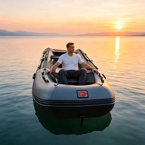 <span class=keywords><strong>Bateau</strong></span> <span class=keywords><strong>pneumatique</strong></span> à coque en aluminium AI380, 3,8 m (12,5 pi), 5 personnes, yacht sportif en PVC, plaque de fond en alliage d'aluminium, <span class=keywords><strong>moteur</strong></span> 35 CV - Product Image 5