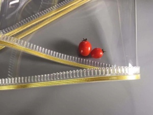 批发牢不可破定制防尘Pvc窗帘柔性条纹耐用防静电PVC窗帘 - Product Image 6