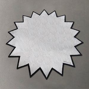 Tappeti Rotondi Personalizzati a Basso Prezzo per Soggiorno, Dropshipping, <span class=keywords><strong>Tappeto</strong></span> Grande Bianco e <span class=keywords><strong>Nero</strong></span> con Motivi Animali - Product Image 2