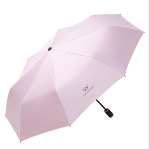 Promotional Three-Folding Ribs Custom Automatic <b>Umbrella</b> UV Resistant <b>Windproof</b> Plastic Handle Logo-Gift Outdoors - Product Image 6