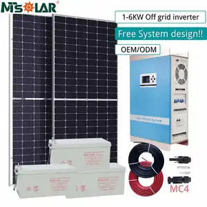 Producto de Venta caliente 30kw Sistema solar fuera de la red 40kw 50kw 60kw 80kw Sistema de energía solar fuera de la red para el hogar