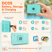 Appareil photo numérique ultra-fin DC05 48MP 1080P avec batterie amovible, stockage intégré, idéal pour enfants et étudiants, personnalisable avec logo, cadeau de Noël