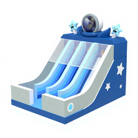 Superbe toboggan gonflable WOLONG en PVC pour enfants, idéal pour l'intérieur et l'extérieur