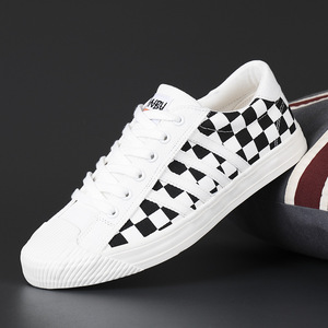 Nuove <span class=keywords><strong>scarpe</strong></span> da <span class=keywords><strong>uomo</strong></span> in tela scozzese traspirante con lacci Casual <span class=keywords><strong>scarpe</strong></span> da passeggio per la primavera autunno inverno stesso modello per la stella - Product Image 3