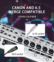 GAX-MK12 Recordio 12 canaux console de mixage mélangeur audio processeur de son 99DSP