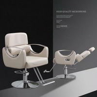 Yayou vente chaude style moins cher incliné cadre en contreplaqué inclinable à 175 degrés Base chromée et repose-pieds en acier coiffure Chai