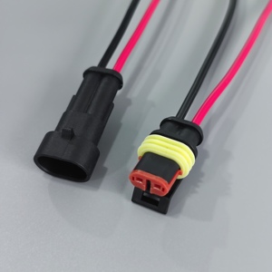 Araba 2 yollu amp 1.5mm serisi superseal su geçirmez elektrik bağlayıcı kablolama kablo demeti 282104-1 282080-1 - Product Image 2