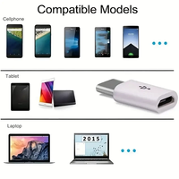 Convertidor de adaptador Micro USB hembra a tipo C macho para tableta de teléfono inteligente Android conector USB tipo C a Micro USB
