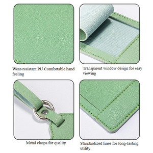 Étiquette de logo de <span class=keywords><strong>bagages</strong></span> enregistrés de voyage personnalisée et économique à la mode Étiquette de bagage <span class=keywords><strong>en</strong></span> cuir - Product Image 6