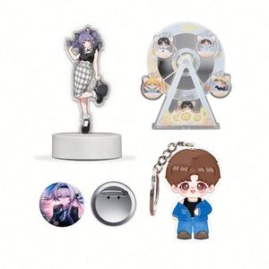 Llavero de acrílico personalizado con letrero de pie, regalos creativos combinados - Product Image 1