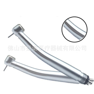 หัวกรอฟันความเร็วสูงแบบมีไฟ LED สีดำ ได้รับการรับรองมาตรฐาน CE สำหรับใช้ในคลินิกและโรงพยาบาล - Product Image 3