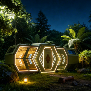 Maison capsule modulaire intelligente et <span class=keywords><strong>convertible</strong></span> |   <span class=keywords><strong>Système</strong></span> intelligent compact avec fonctionnalité multi-pièces innovante - Product Image 1