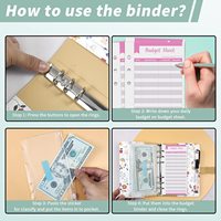 Uptodate Hardcover Notebook A6 Ordner persönliches Tagebuch Wochen planer Agenda Veranstalter Ring Briefpapier Binder Lose blatt Notizbuch