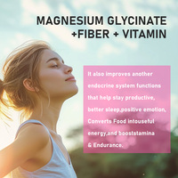 Gouttes liquides de glycinate de magnésium OEM ODM saveur ananas, complément vitaminique pour la relaxation, le soutien du sommeil et la santé digestive