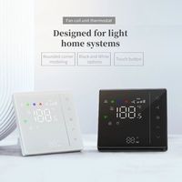홈 오피스 빌딩 FCU 중앙 에어컨 냉동 난방 사각 병원용 스마트 BAC-007 WiFi 온도 조절기