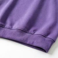 Nouvel ensemble décontracté en coton uni personnalisé pour garçons : sweat-shirt à demi-zip et pantalon