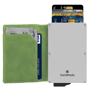 กระเป๋าสตางค์หนัง PU ป้องกัน RFID แบบมินิมอล พับได้ ใส่บัตรได้ เหมาะสำหรับทุกเพศทุกวัย ของขวัญ ผลิตในจีน - Product Image 1
