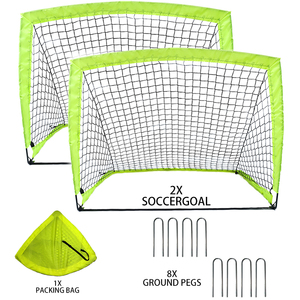 Portería <span class=keywords><strong>de</strong></span> Fútbol Plegable, Portátil, Resistente a Impactos, <span class=keywords><strong>de</strong></span> 3 Segundos <span class=keywords><strong>de</strong></span> Instalación, 4x3 Pies, con Red - Product Image 3