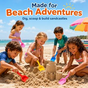 Wholesale Small-sized Plastic Beach Shovels, 19 Cm, <b>Cheap</b> Shaping Shovels, Kids' <b>Sand</b> Digging Tools and Beach Toys - Product Image 4