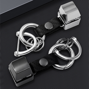 Porte-clés porte-clés personnalisable en métal avec logo personnalisé et design-cadeau souvenir - Product Image 6
