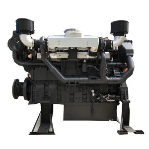 Mesin merek baru diesel laut 500KW/1350RPM Shang chai untuk SC33W680CA2 laut